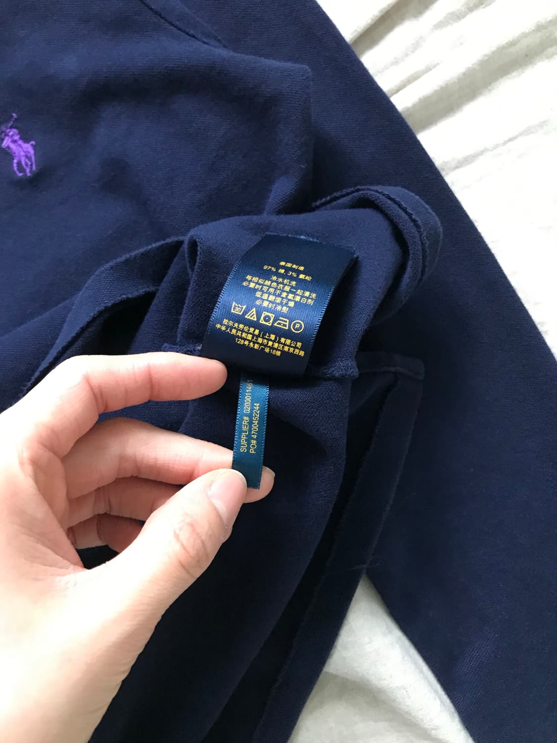 폴로 랄프로렌 포니로고 여성라인 긴팔 카라티 상품이미지10