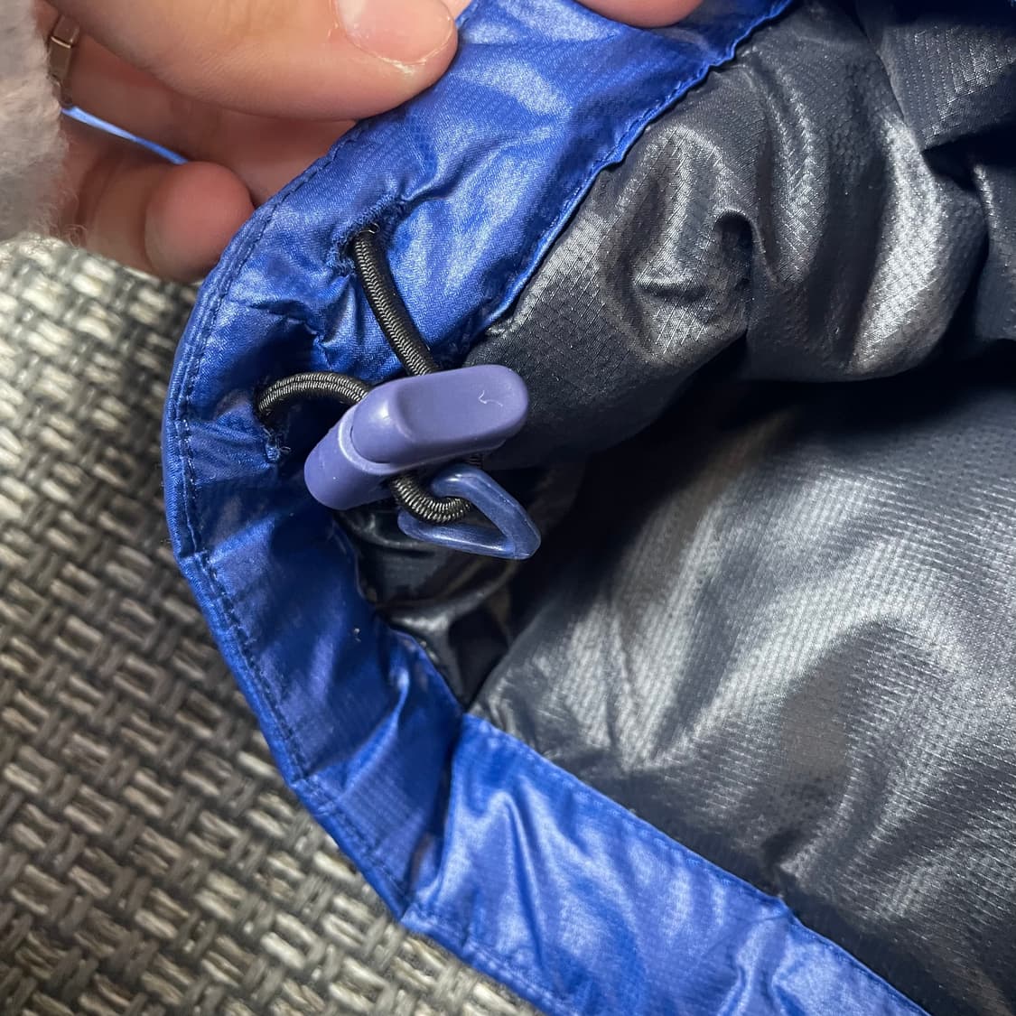 컬럼비아 pertex 구스다운 블루 패딩 XL 상품이미지4