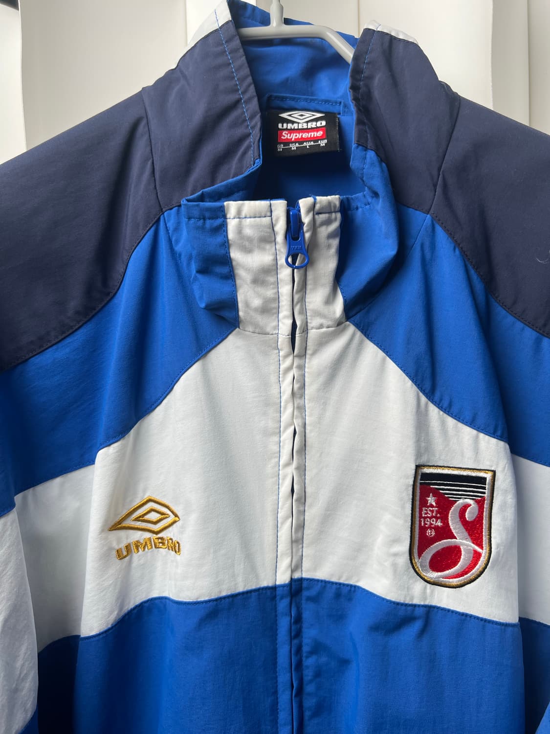 슈프림 x 엄브로 트랙자켓 M 새상품급 상품이미지1