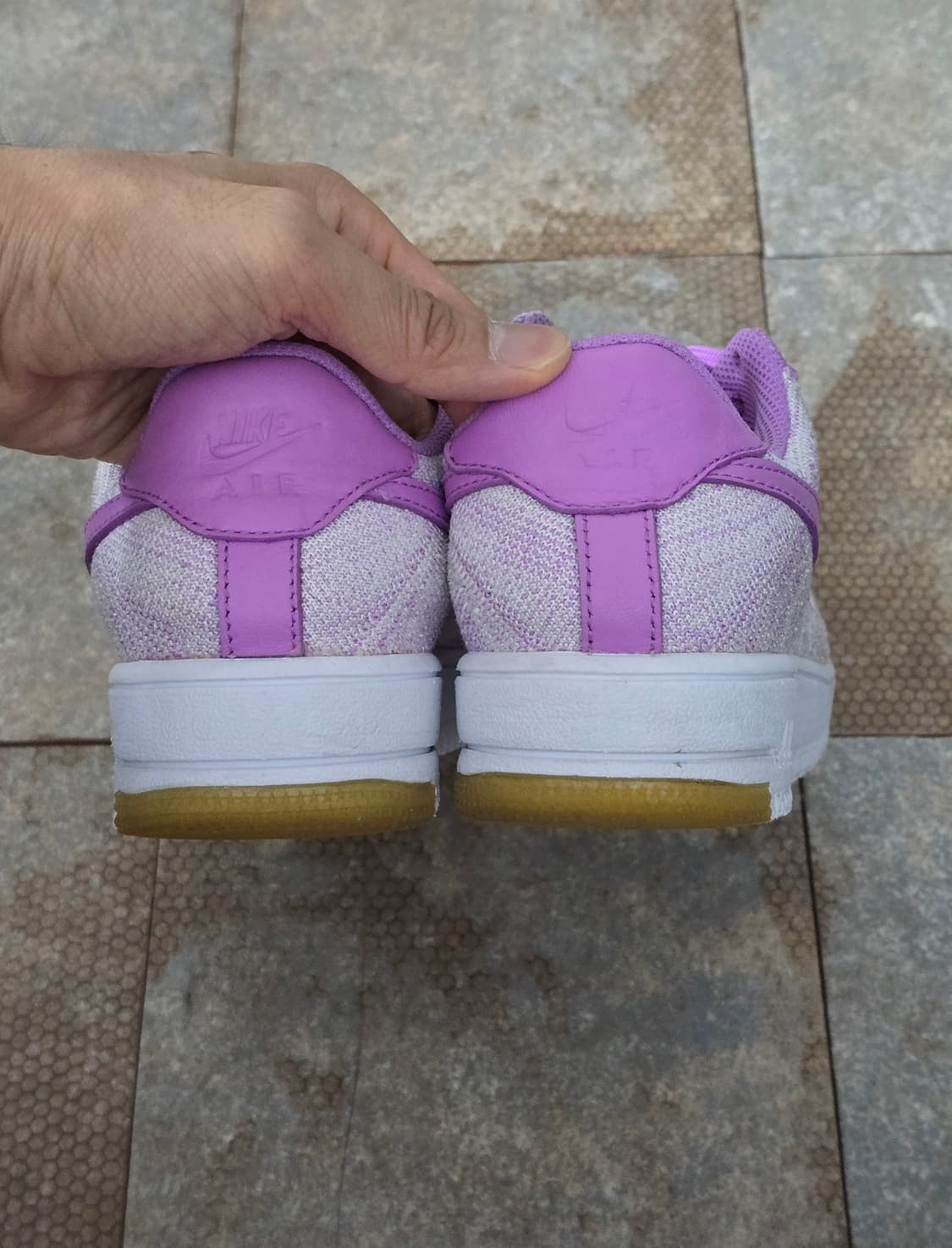 (240)나이키 에어포스 1 플라이니트 푸시아  상품이미지9