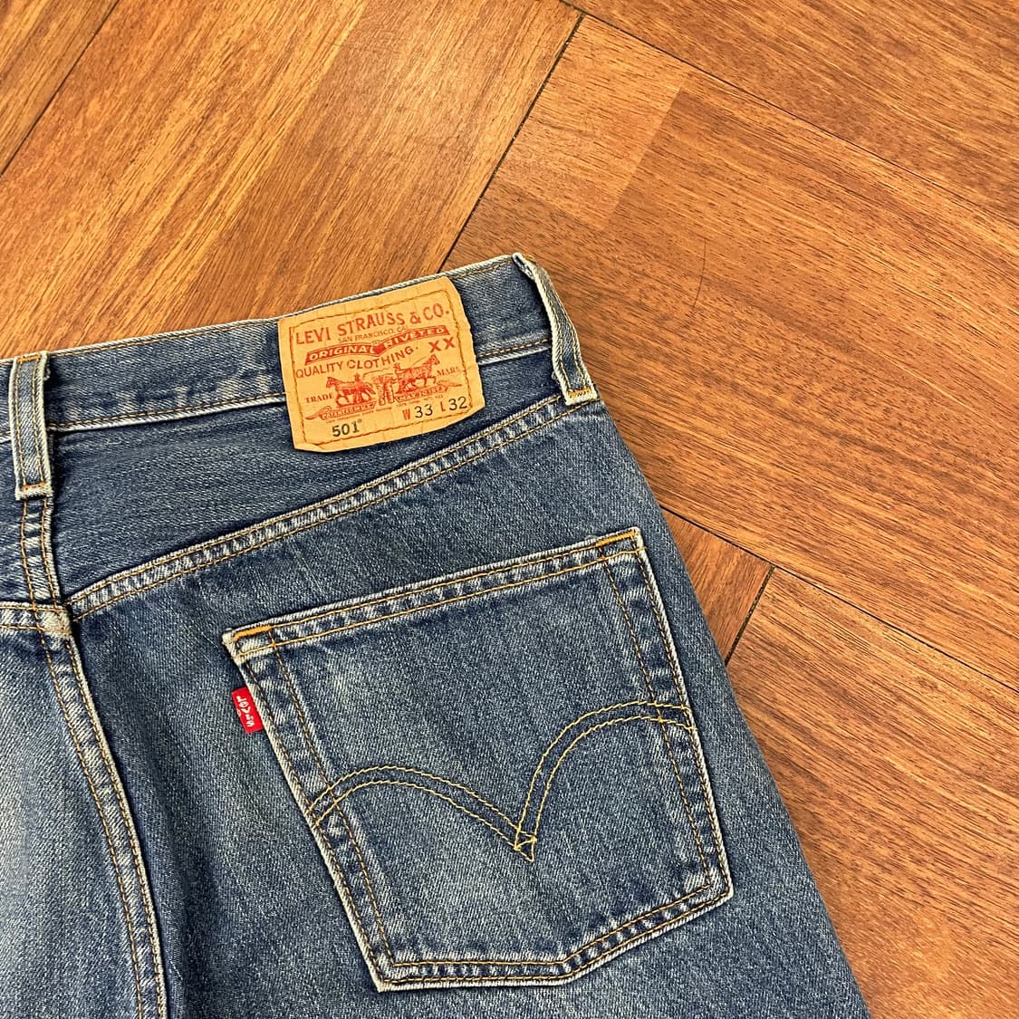 리바이스 501 데님팬츠 상품이미지2