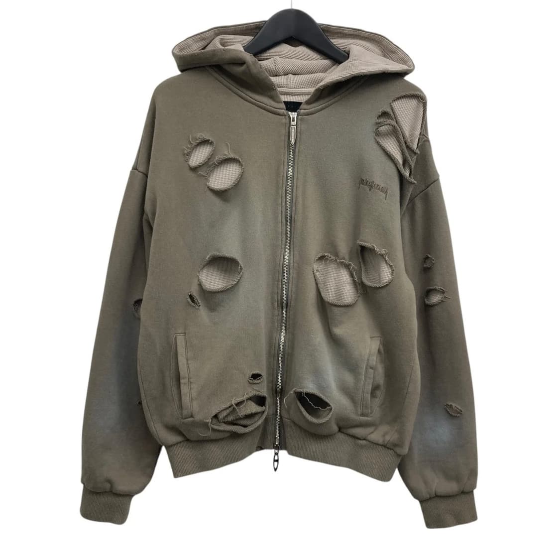 JUN／NAKAYAMA THERMAL LAYERED ZIP HOODIE  상품이미지1