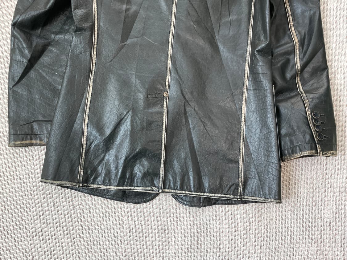 빈티지 양가죽 테일러드 가죽 자켓 J03714 상품이미지8