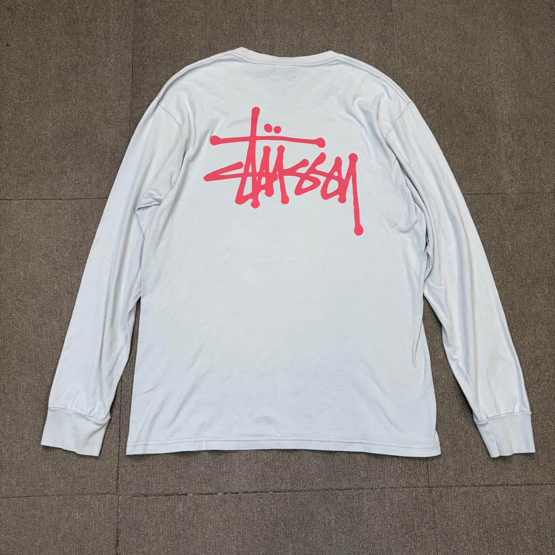 stussy 스투시 스펠아웃 롱슬리브리스 m  상품이미지1