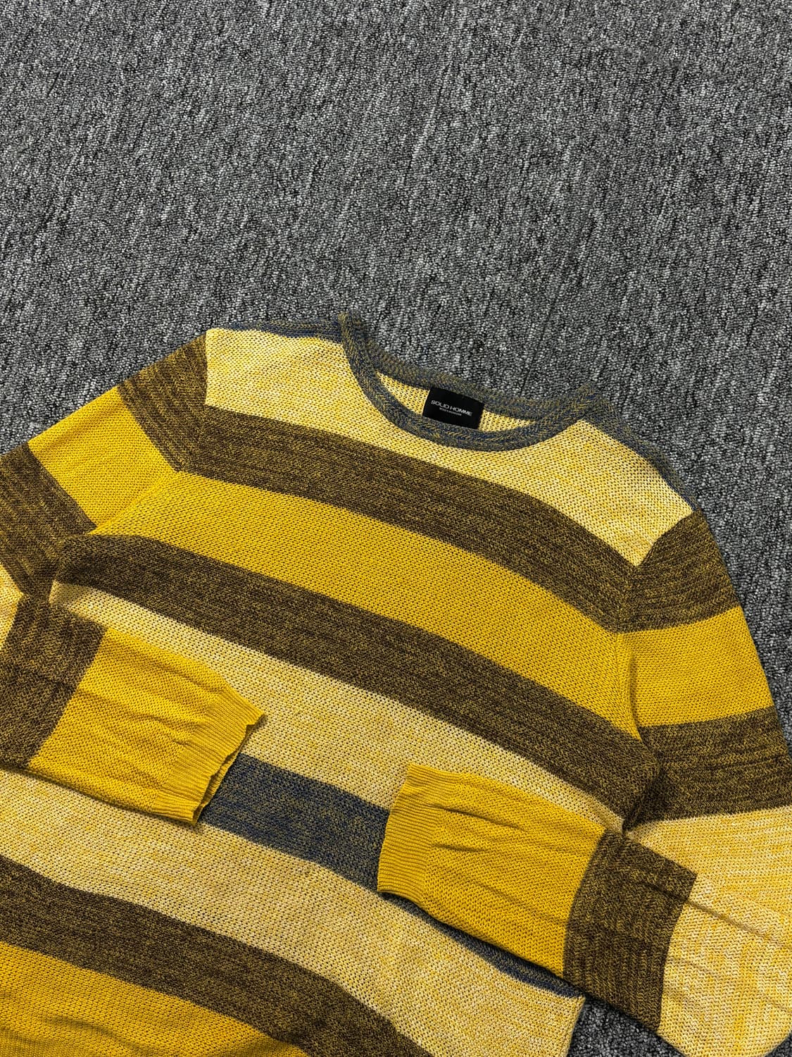 솔리드옴므 멀티 스트라이프 니트 상품이미지2