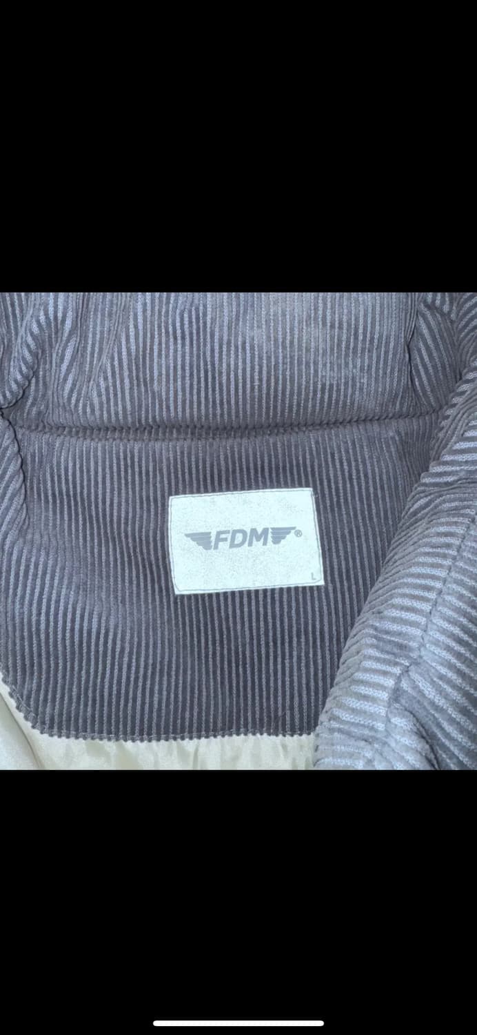 투티/ 0077 FDM 코듀로이 패딩 점퍼 자켓 그레이 회색 상품이미지7