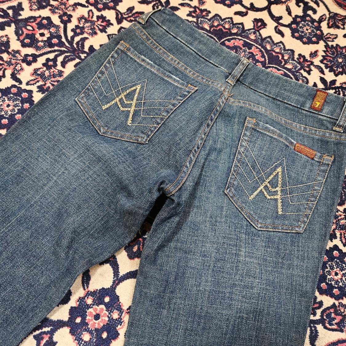 세븐진 포켓 펄 세미 부츠컷 데님 청바지 27 size 상품이미지2