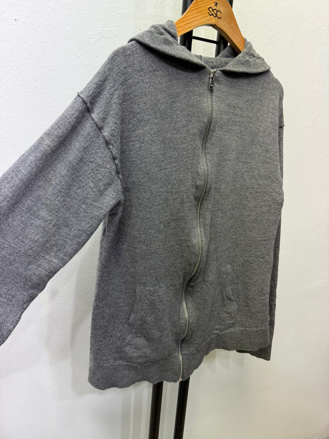 정품) 쟈딕앤볼테르 메리노울 니트 집업 XL 상품이미지2