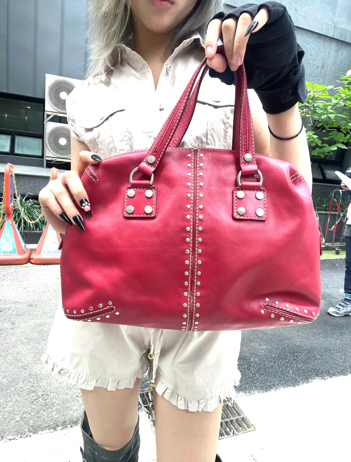 ‘MICHAEL KORS' red sholder bag 상품이미지1