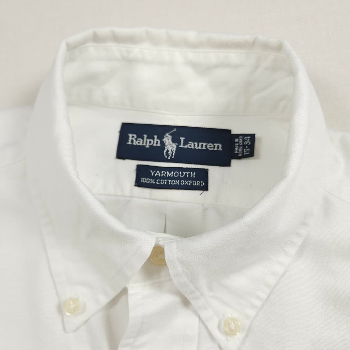 L(100) 폴로 랄프로렌 코튼 화이트셔츠 상품이미지3