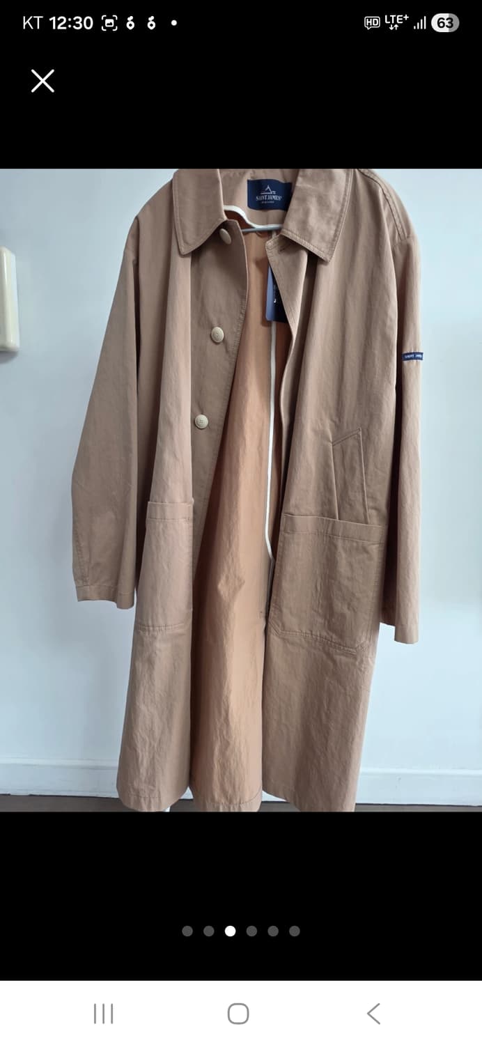 생 제임스 트렌치코트(미착용 택있음) 상품이미지3