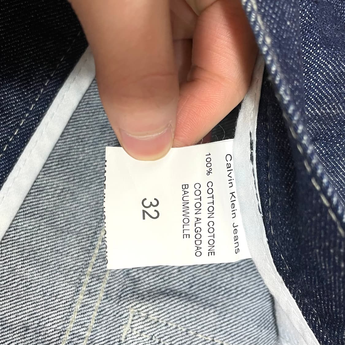 캘빈클라인 생지 데님팬츠 남성32 상품이미지5