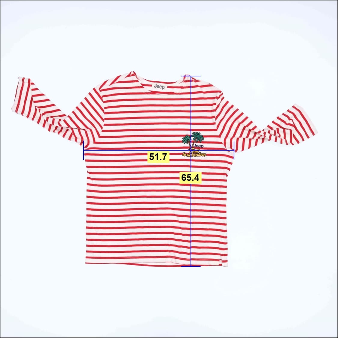 M 지프 여성 스트라이프 티셔츠 0407M 상품이미지5