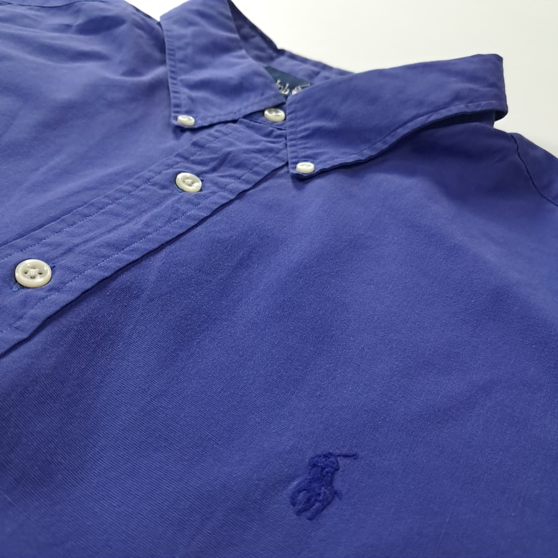 CK824 2XL 폴로 90s 블레이크 아쿠아블루 반팔 셔츠 남방 상품이미지4