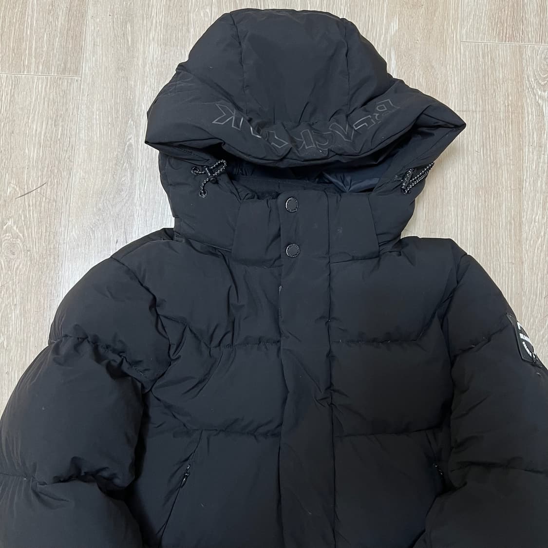 블랙야크 키즈 구스다운 후드 롱패딩 145  상품이미지2