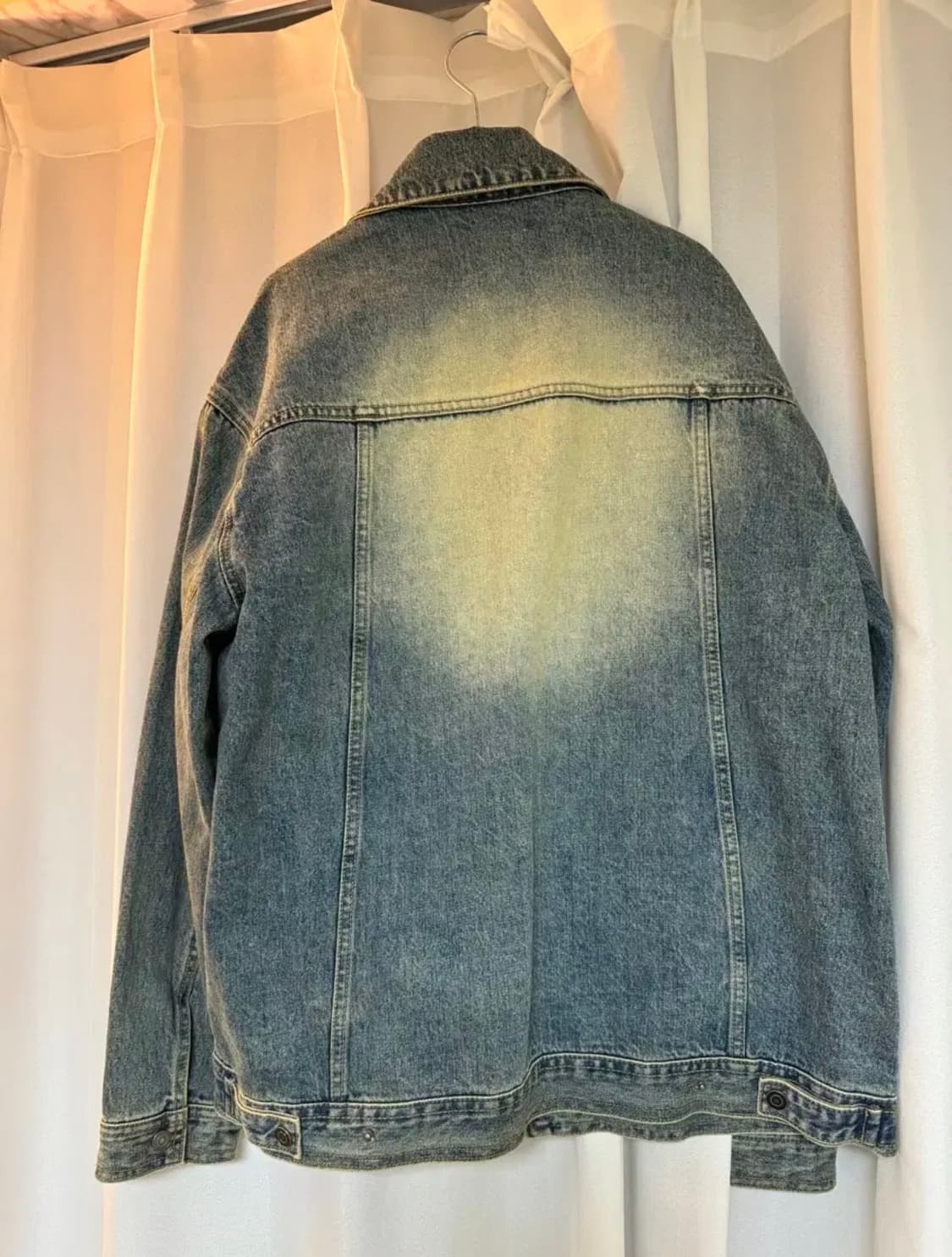 (새상품) 남자 워싱 데님 자켓 L 남친룩 상품이미지2