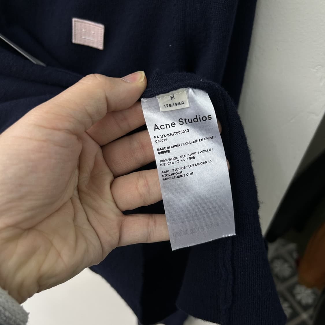 15906 - 아크네 스튜디오 케베 페이스 브이넥 가디건 상품이미지4