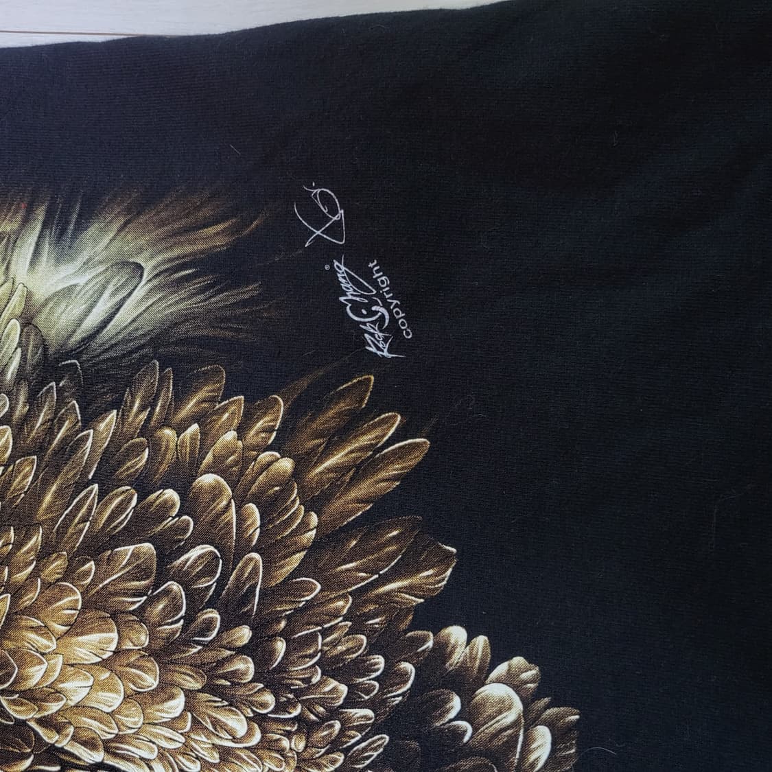 (L) vtg 락창반팔 빈티지반팔 독수리 프린팅반팔 밴드티 락티 상품이미지5