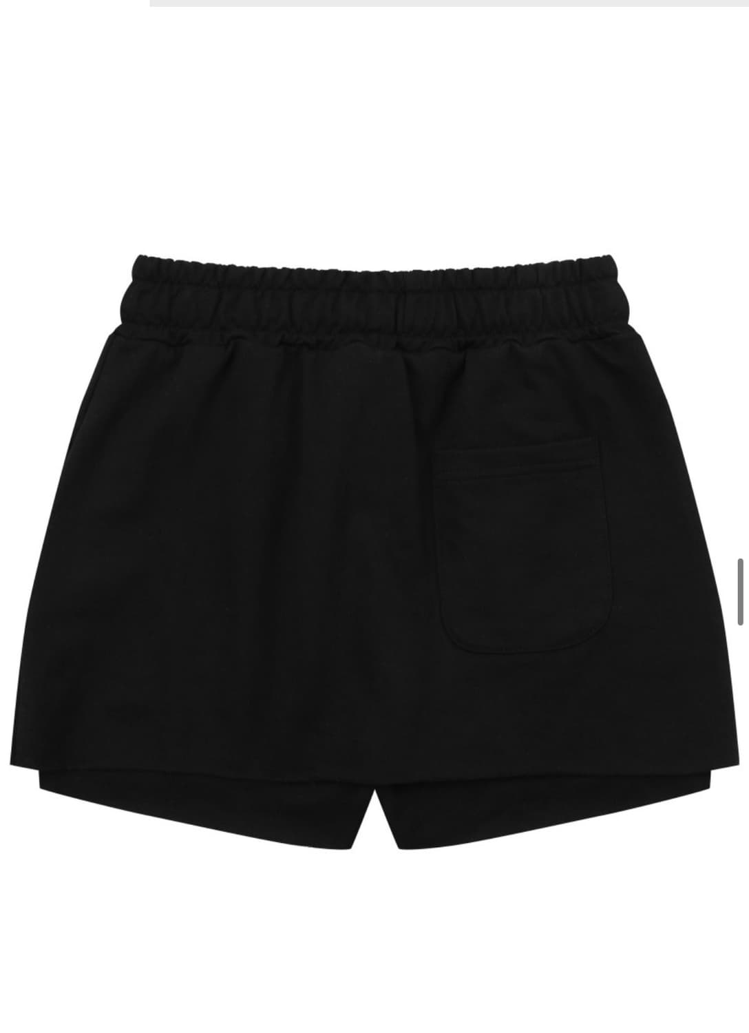 무센트 스웻 숏 스커트 팬츠 블랙 Free 상품이미지3