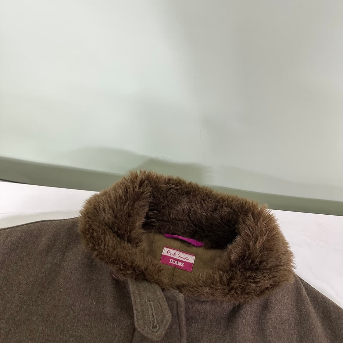 M 95 폴스미스 밀리터리카키 라쿤카라 울 야상자켓 상품이미지3