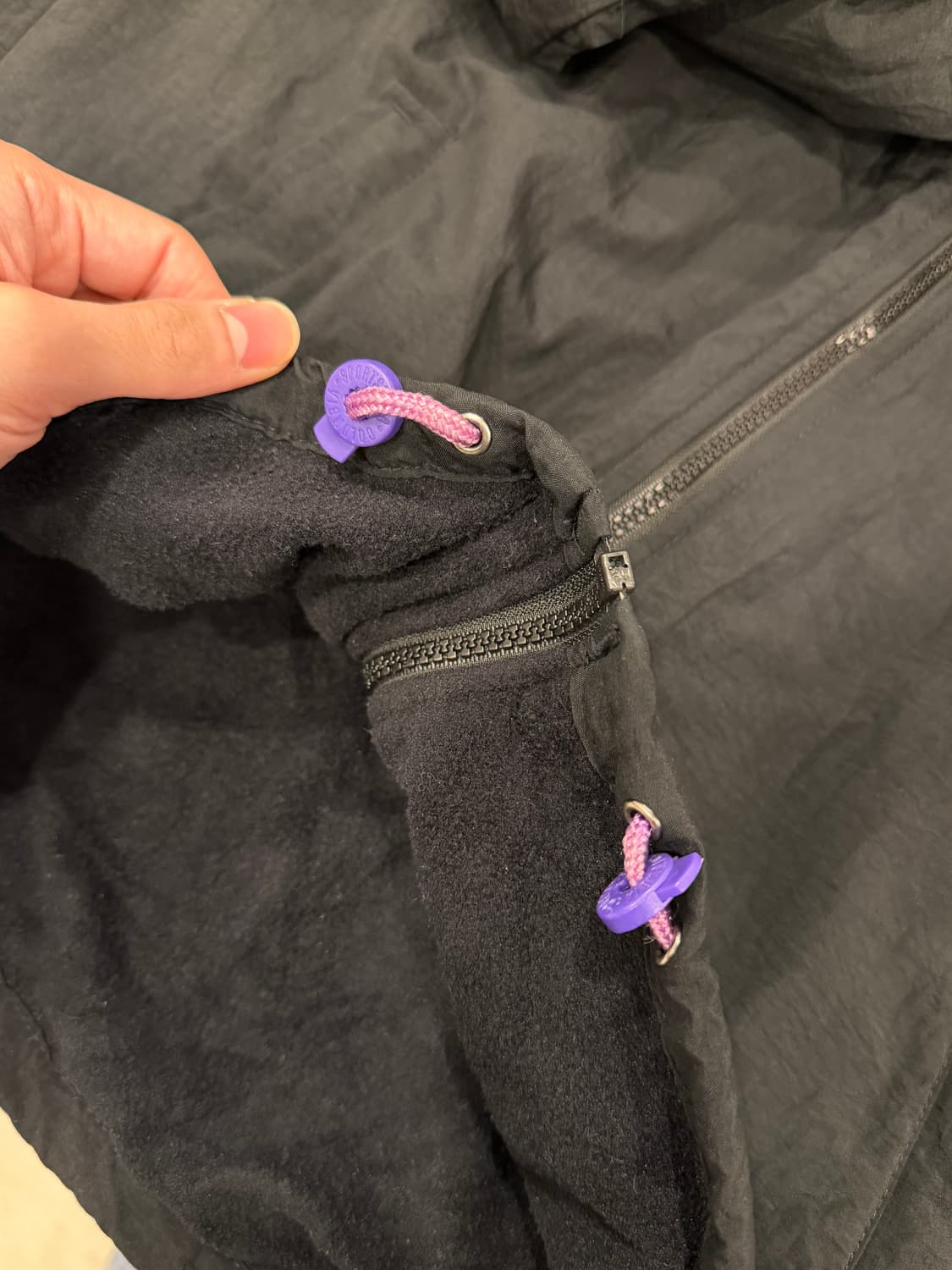 90s Columbia 컬럼비아 나일론 플리스 집업 자켓 상품이미지9