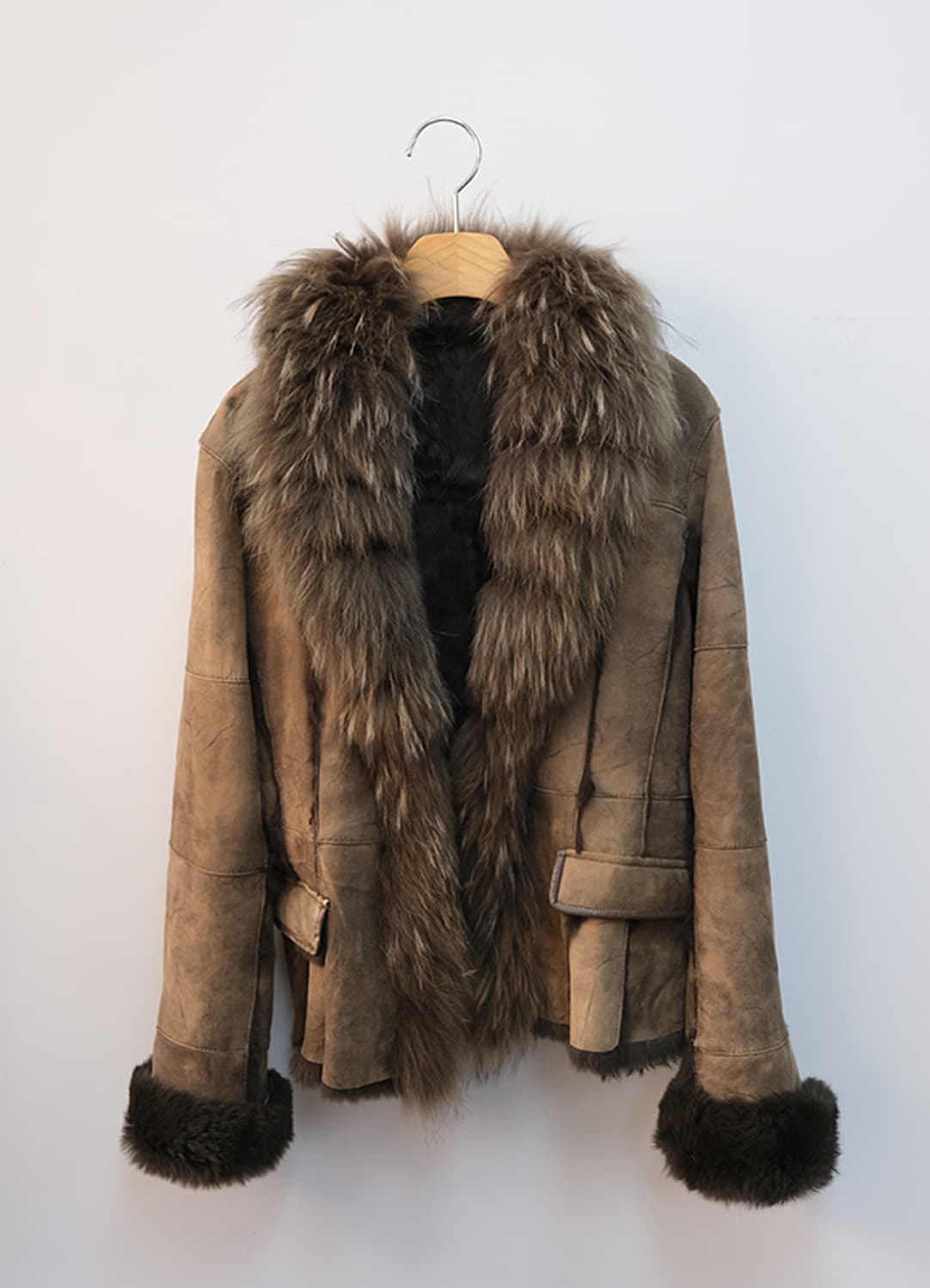 빈티지 라쿤퍼 무스탕 상품이미지1