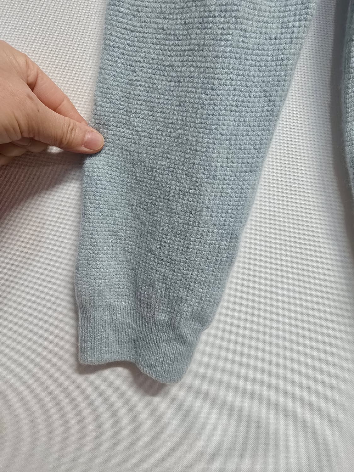 솔리드옴므  카라 니트 긴팔티 캐시미어 상품이미지4