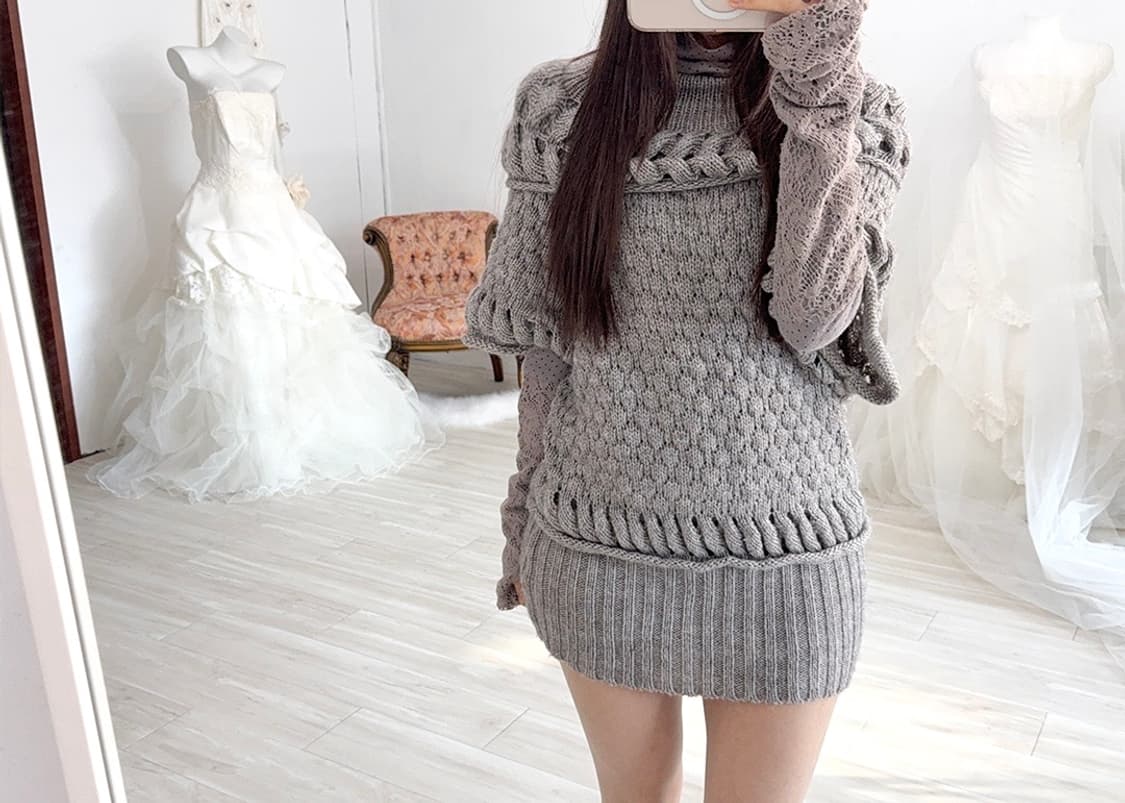 Cosy Mute half knit  상품이미지4