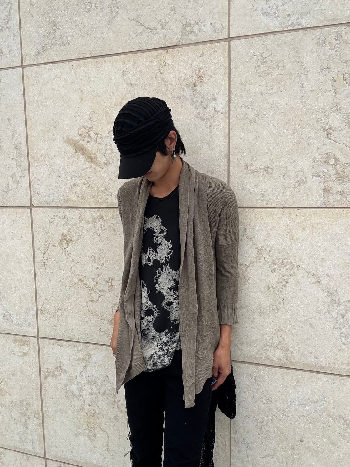 “Vintage” Draped Cardigan 상품이미지4