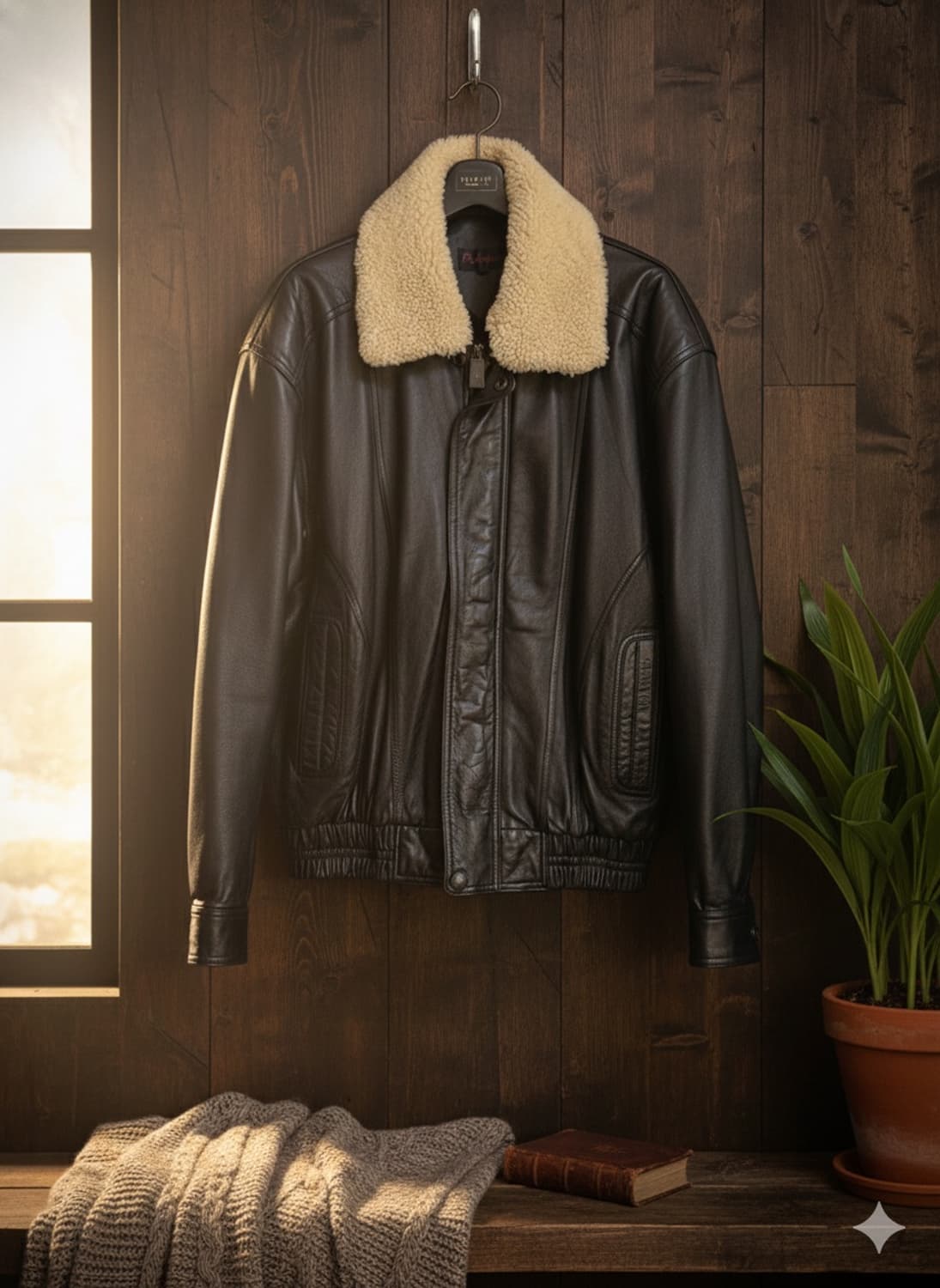 Palmary 무스탕 가죽 자켓 95 상품이미지1