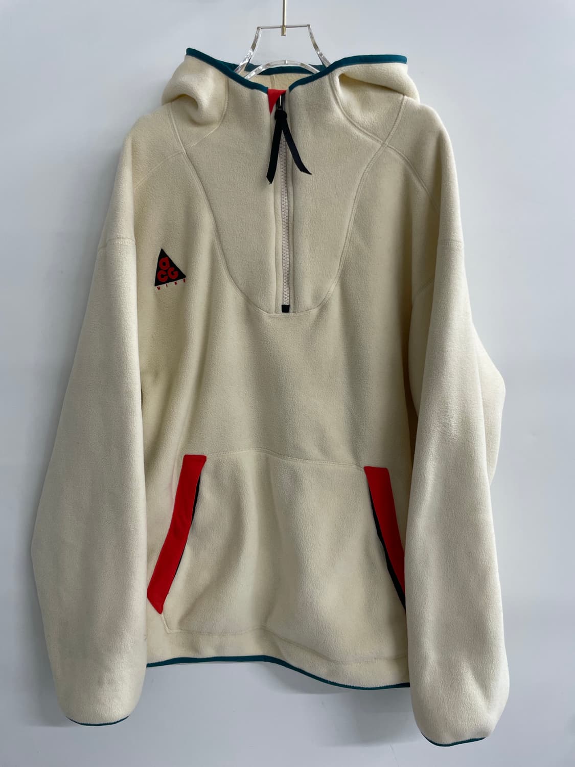 나이키 ACG 쉐르파 플리스 후드 라이트 크림 상품이미지2