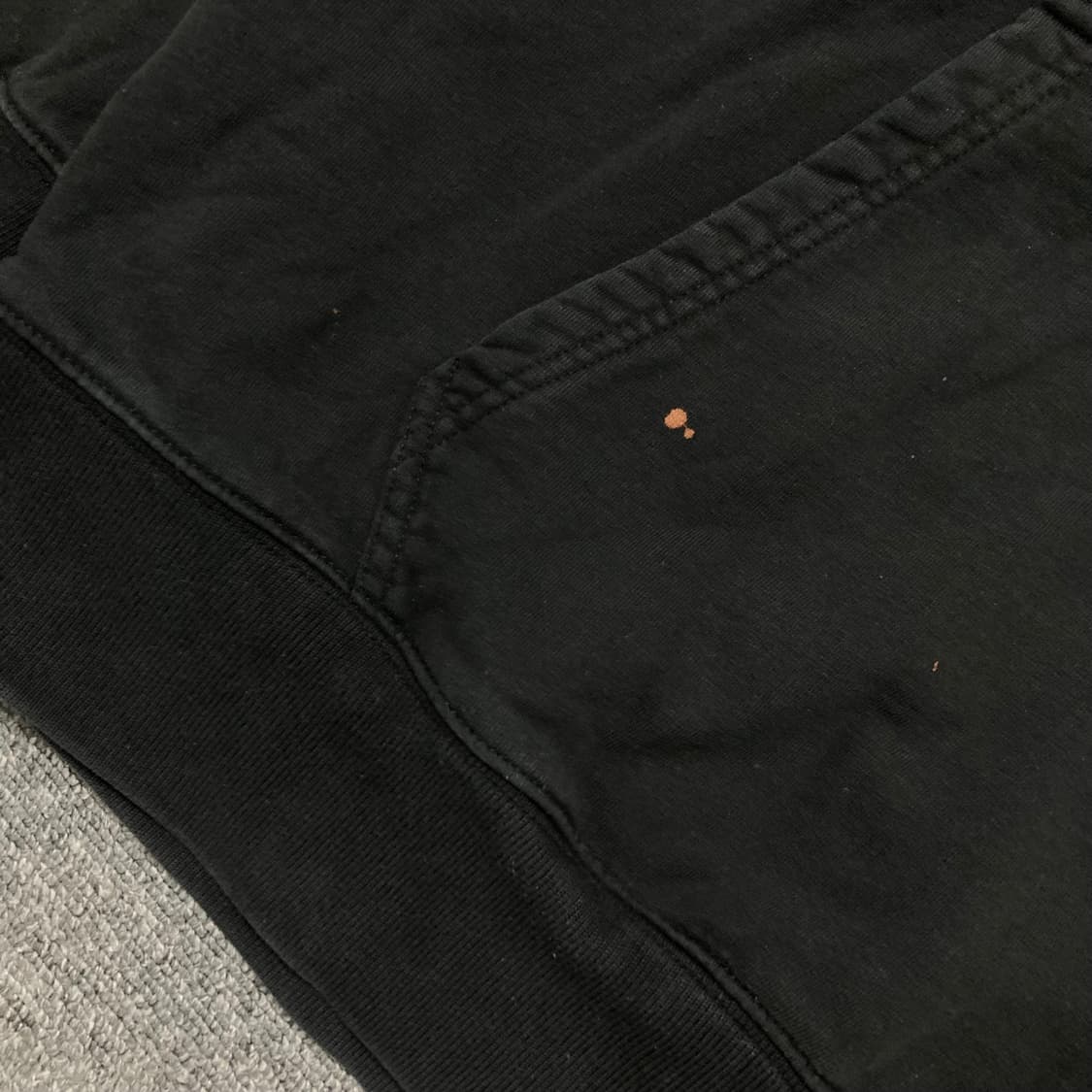 PALACE 팔라스 베이식컬리 어 후드 블랙 후드티 상품이미지8