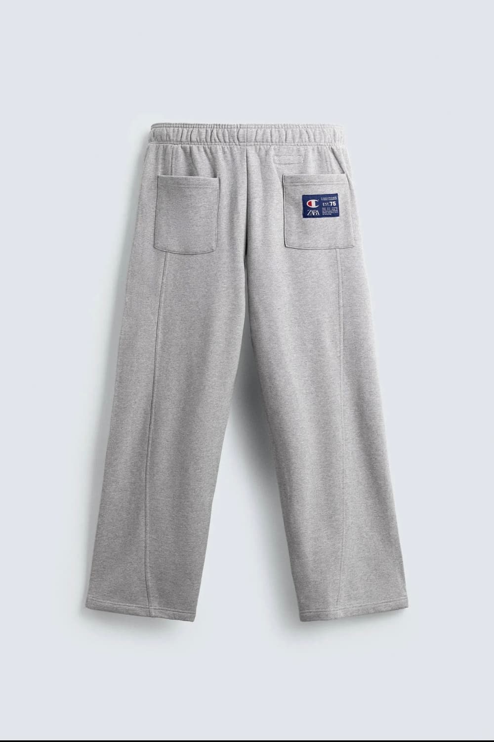 자라 x 챔피온 와이드 핏 조거 팬츠 그레이 말 상품이미지2