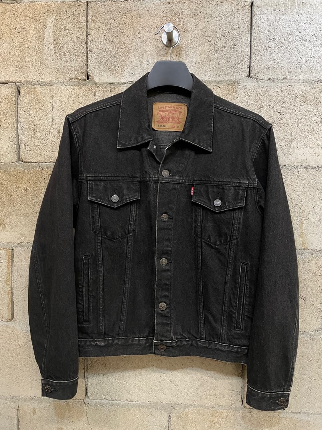 리바이스 3세대 흑청 데님 자켓 상품이미지1