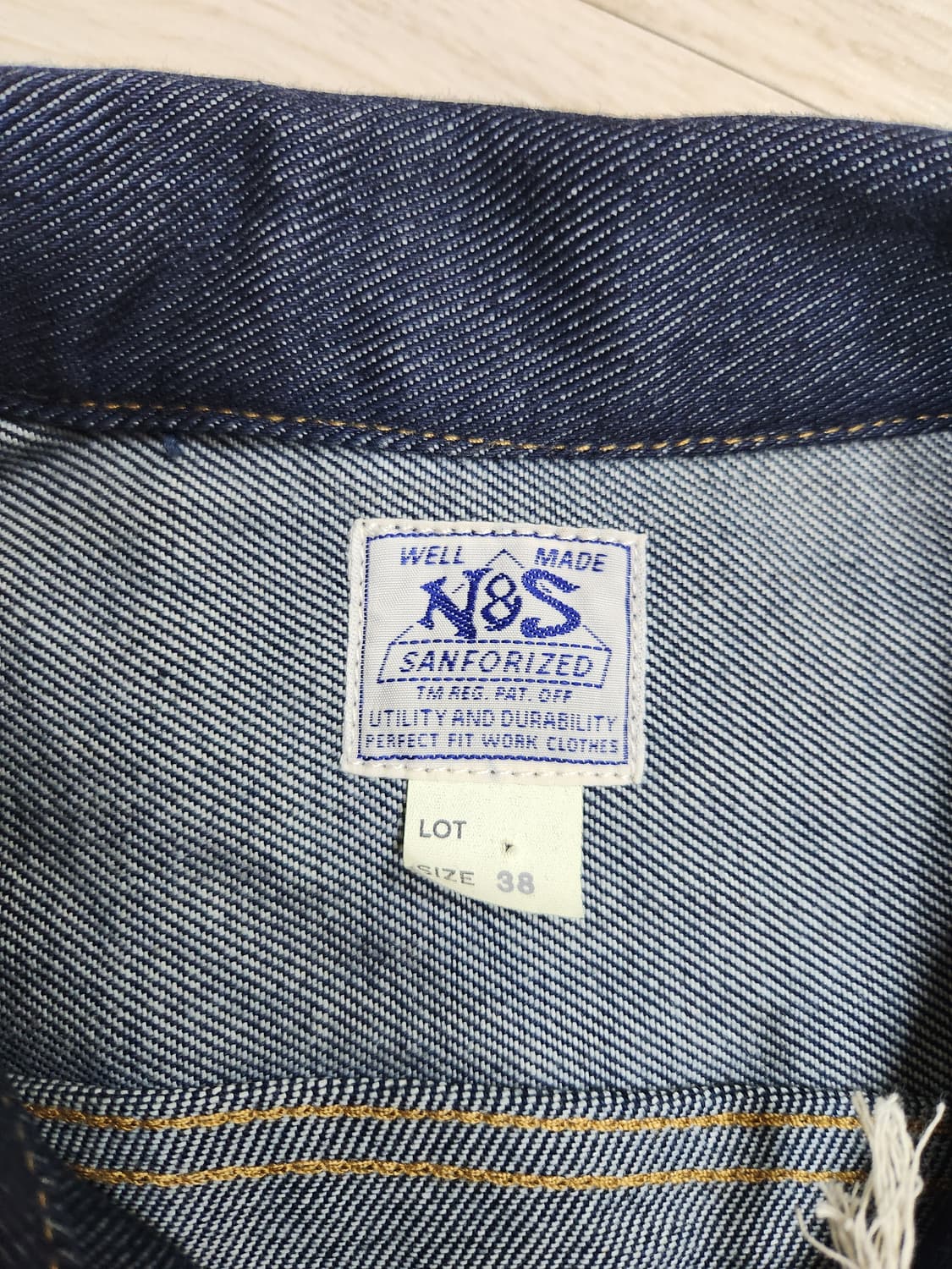 브론슨(논스탁) 101 데님 자켓 사이즈 M 38 상품이미지3