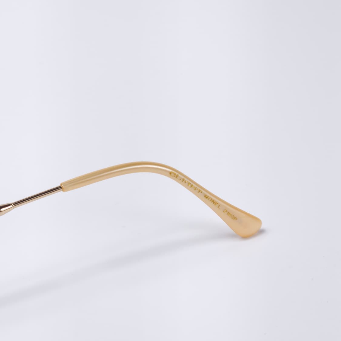 90's 21K 도금 빈티지 오벌형 안경 상품이미지5