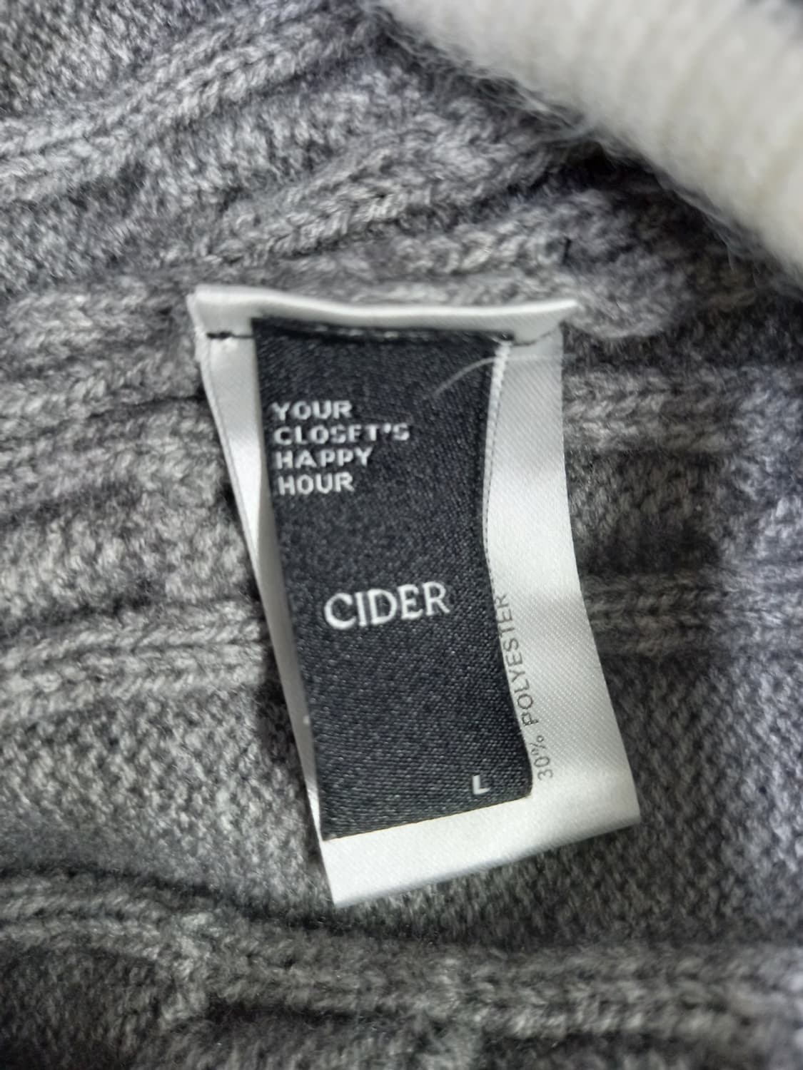 새 CIDER 시더 추동 니트 팬츠 77.66 상품이미지5