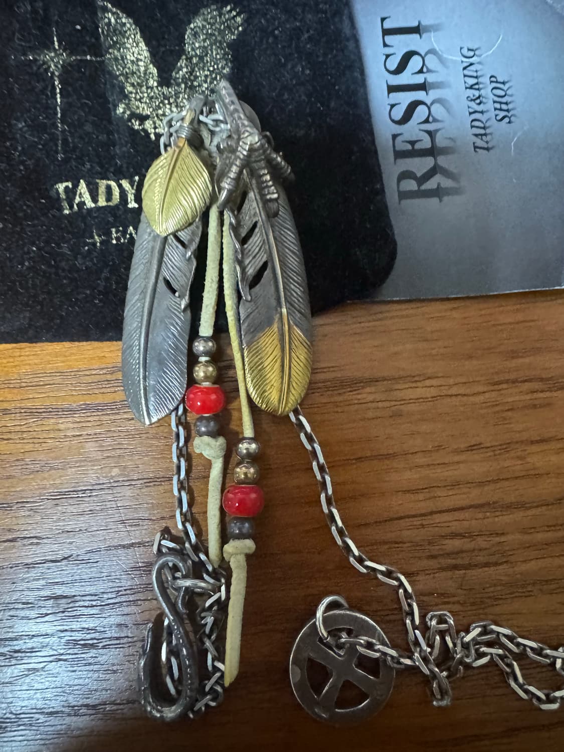 타디킹 tadyking 페더 목걸이 셋업 상품이미지4