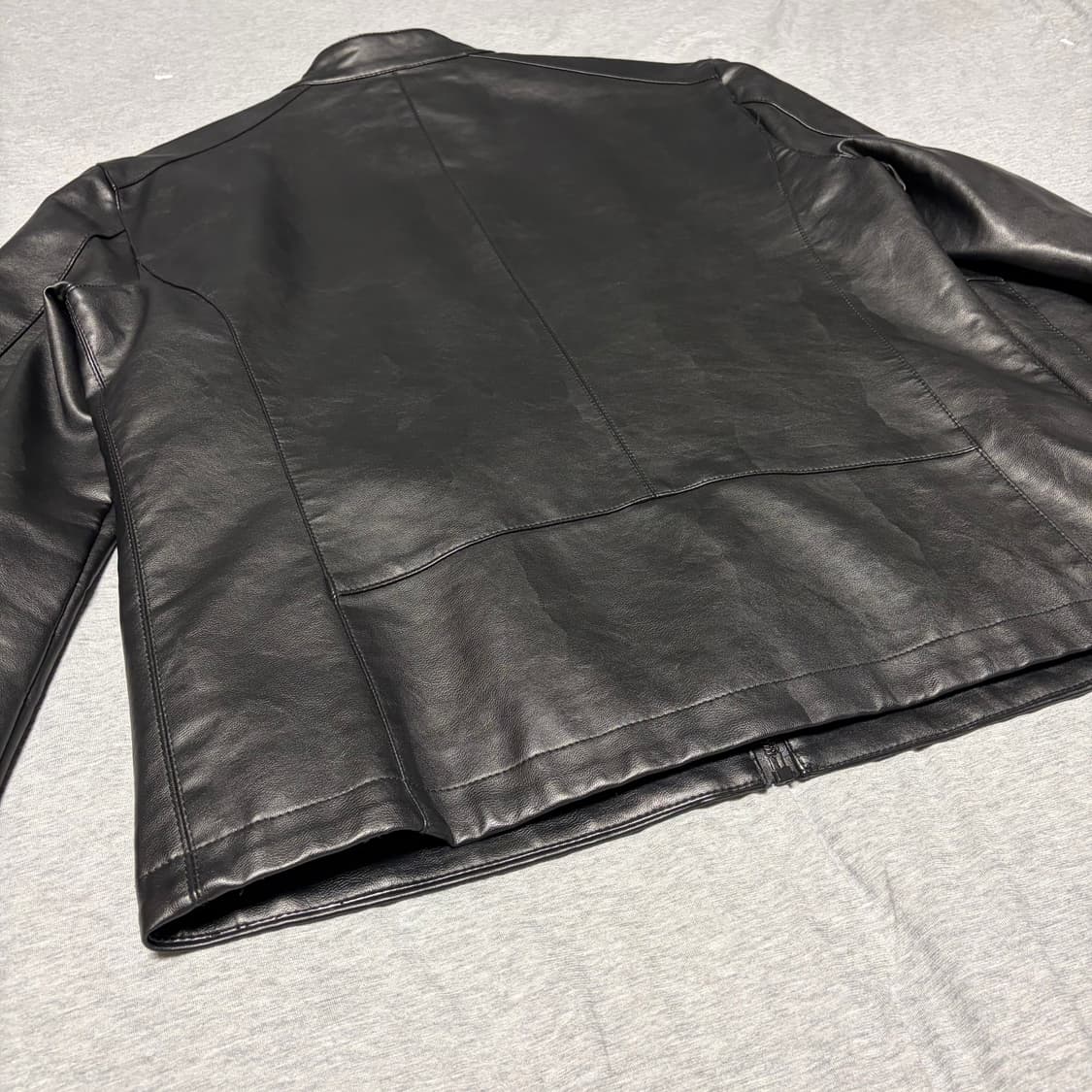 [L] 자라 차이나카라 레더 자켓 상품이미지9