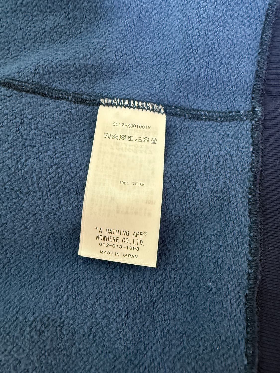 베이프 세퍼레이트 샤크 후드집업 블랙 블루 상품이미지7