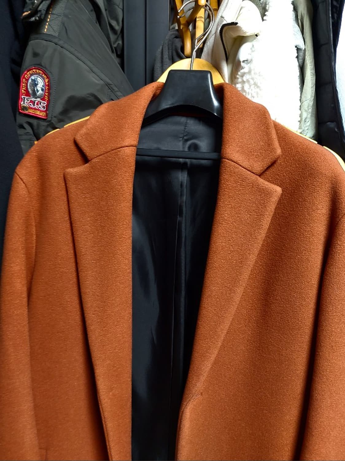 시스템 캐시미어 블렌드 오렌지 버건디 95 상품이미지1