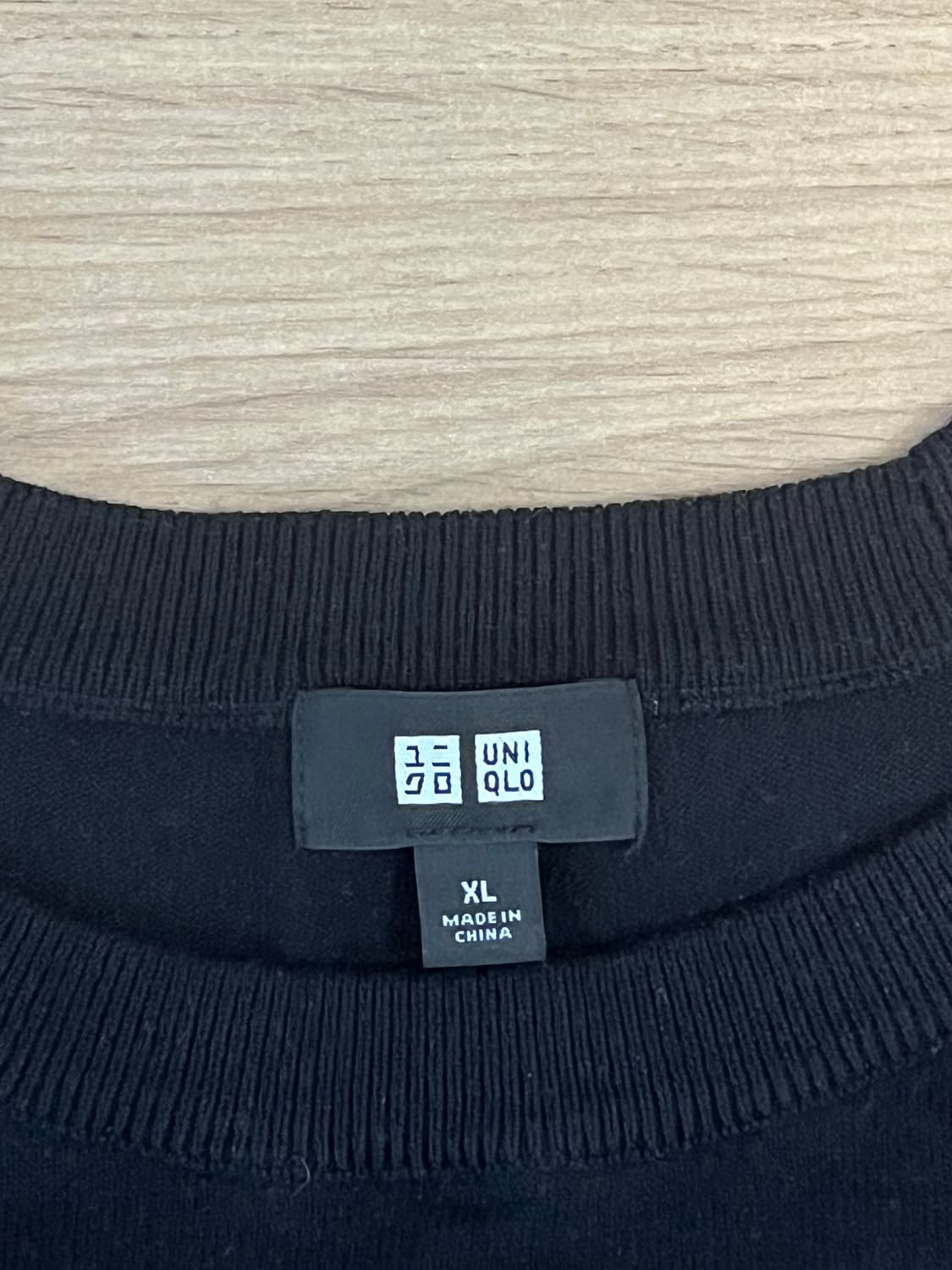 유니클로 워셔블코튼블랜드크루넥스웨터 xl 상품이미지4