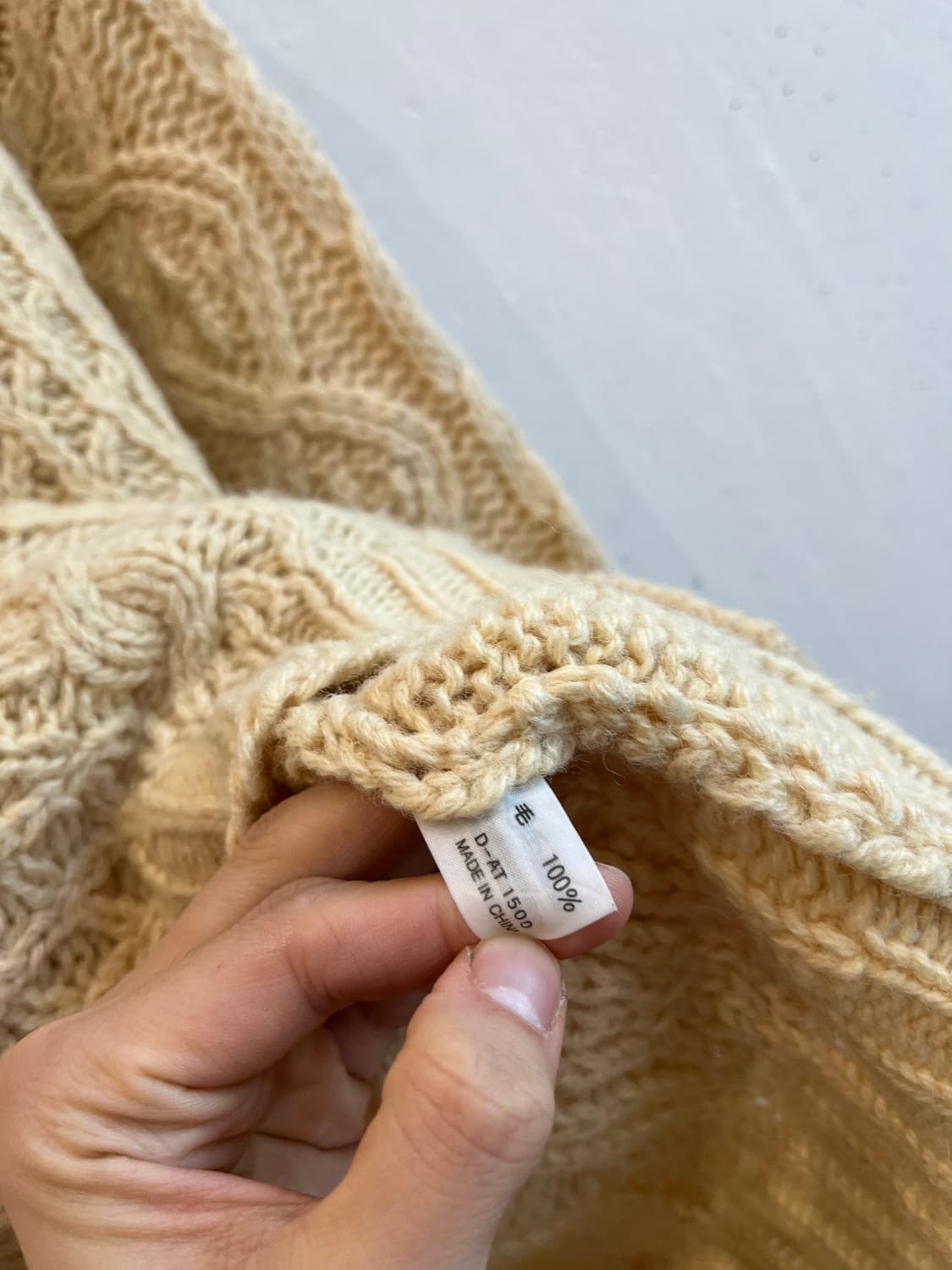 ZENO 피셔맨 케이블 울 가디건  상품이미지5