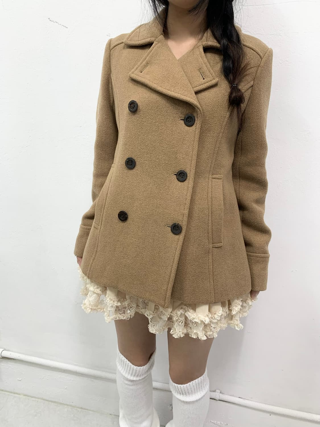 [EARTH MUSIC] 라떼갸루 리락쿠마 숏코트 상품이미지3