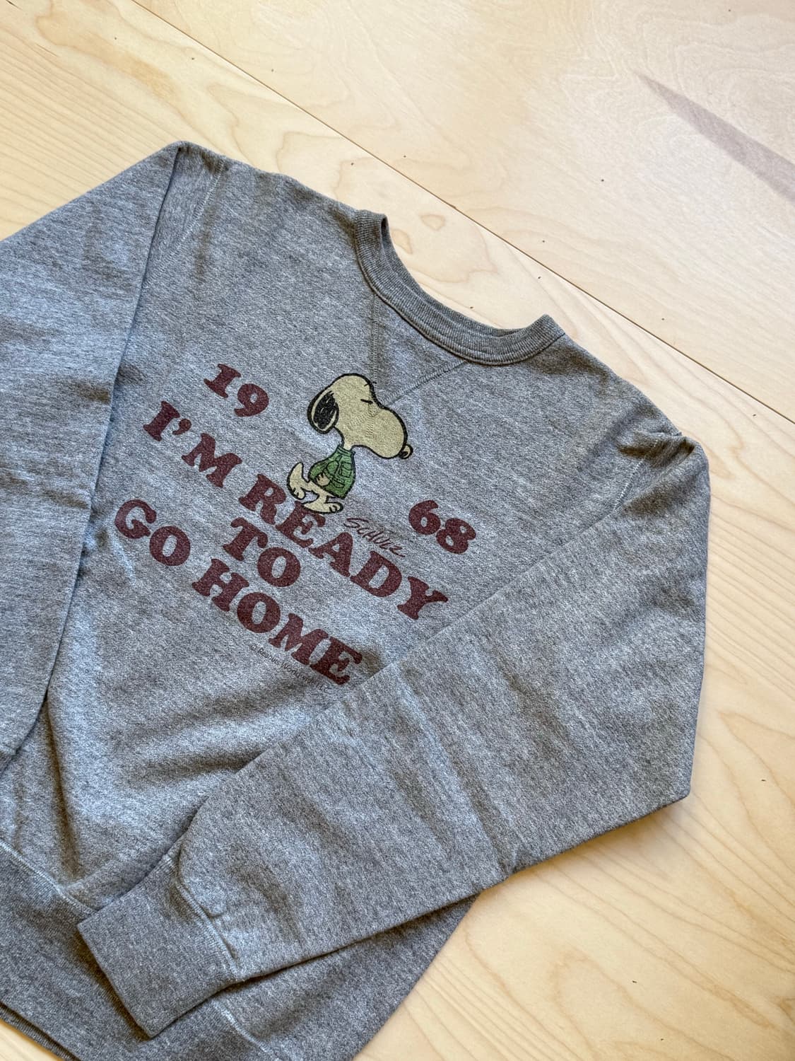 Buzz Rickson's x Peanuts Snoopy Sweatshi 상품이미지2