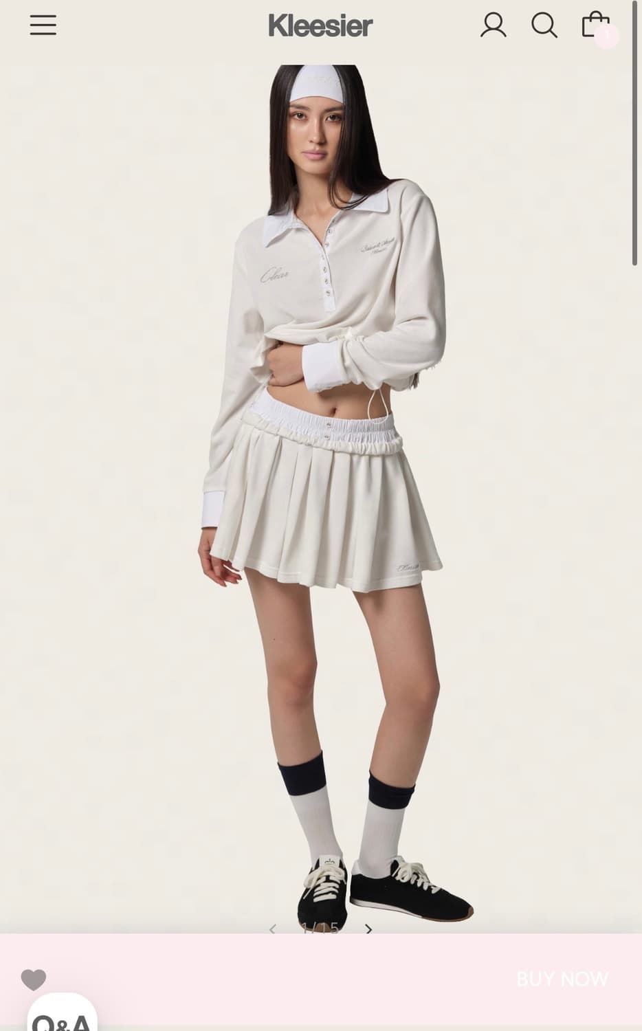 클리시어 Sunday Balance skirt 선데이 밸런스 스커트 상품이미지1