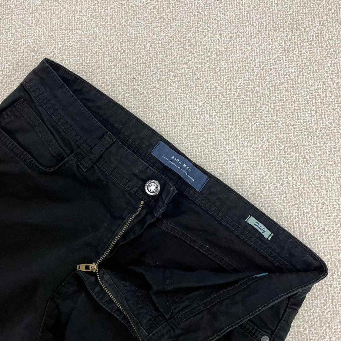 30 자라 데일리 블랙진 데님 바지 0128M 상품이미지2