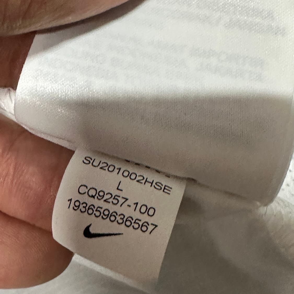 나이키 코리아 나일론 바람막이 화이트 L 상품이미지7