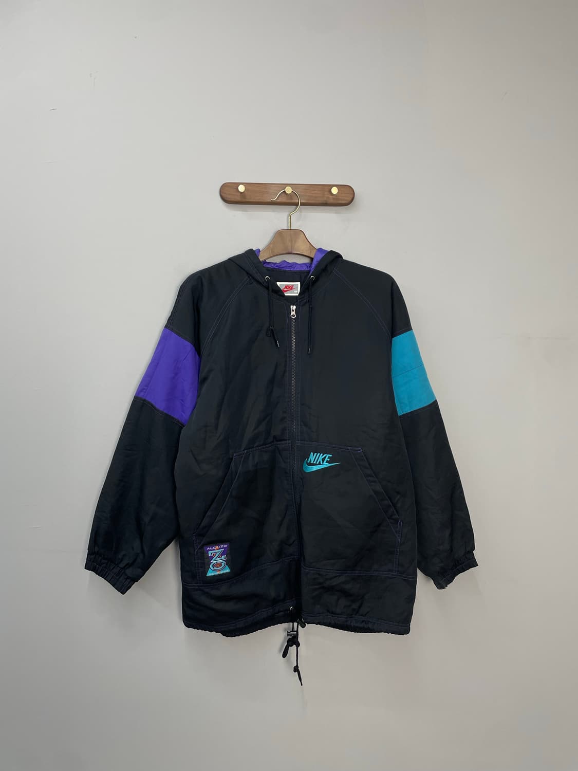 나이키 90s 알론조 모닝 샬럿 호네츠 백로고 자켓 H1357 상품이미지3