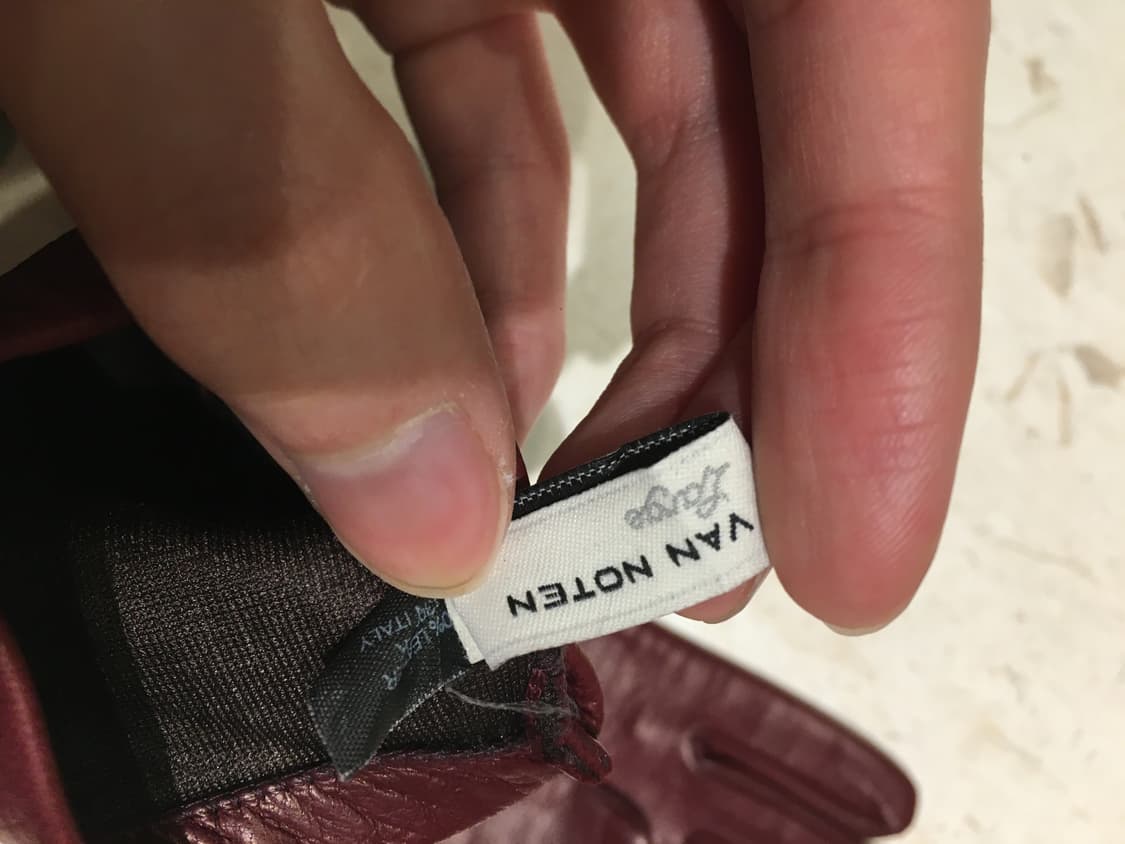 드리스 반 노튼 레더 장갑  상품이미지5